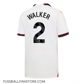 Manchester City Kyle Walker #2 Replik Auswärtstrikot 2023-24 Kurzarm